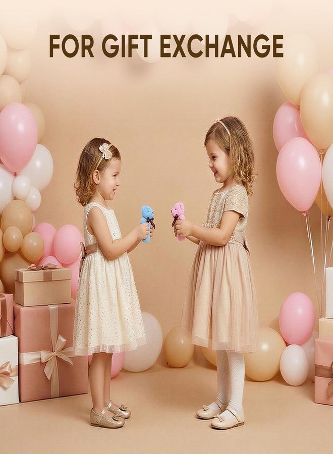 Sofier Valentines Day Gifts for Kids 27 Packs Bears Card with Mini Animal Toys & Keychains Plush Toy Party Favors for Boys Girls Classroom School Exchange - Image 4